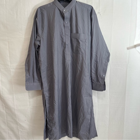 Mens Indian Kurta Pajamas in Greyish Purple - Picture 1 of 12